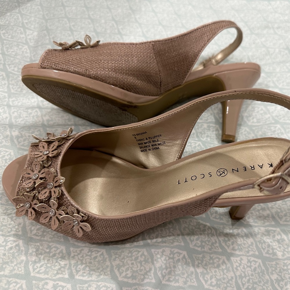 Open toe heels